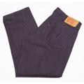 Levi's Jeans | Levi's 501 White Oak Denim Purple Jeans Men's 40x30 Purple Pleated Button-Fly | Color: Purple/White | Size: Waist 40