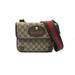 Gucci Bags | Gucci Supreme Pvc Canvas Leather Brown Gg Small Bag Messenger Bag Shoulder Bag | Color: Black/Brown | Size: Os