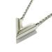 Louis Vuitton Jewelry | Authenticity Guaranteed Louis Vuitton Necklace Essential V Silver | Color: Silver | Size: Size : 18.11 Inch