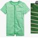 Ralph Lauren One Pieces | Euc Ralph Lauren Green Striped Shortall 6 Months | Color: Green/White | Size: 6mb