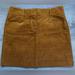 J. Crew Skirts | J Crew Cotton Blend Corduroy Mini Skirt Tan Size 0 | Color: Tan | Size: 0