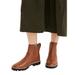 Madewell Shoes | Madewell Womens Leather Elastic Slip-On Textured Sole Ankle Boots Size 7.5 Nwob | Color: Brown | Size: 7.5