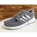 Adidas Shoes | Adidas Size 8 Sneaker Gray Fabric M 6.5 Lace Up | Color: Gray | Size: 8