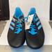 Adidas Shoes | Brand New Adidas Predator Men’s 5 1/2, 19.4 Soccer Cleats Blue Black. | Color: Black/Blue | Size: 5.5