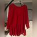 Zara Dresses | Euc Women's Zara Xs Red Romper Dress | Color: Red | Size: Xs
