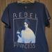 Disney Tops | Disney Princess Leia T-Shirt 2xl Star Wars From Disney Store | Color: Blue/Silver | Size: Xxl