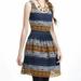 Anthropologie Dresses | Anthropologie Maeve Colorblock Crochet Lace Overlay Sleeveless Dress Sz 0 | Color: Blue/Gray | Size: 0