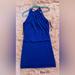 Jessica Simpson Dresses | Blue Mock Neck Dress | Color: Blue | Size: 10