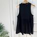 Free People Dresses | Free People Back Cut Out Mini Dress In Black | Color: Black | Size: M