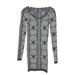 Free People Dresses | Intimately Free People Dress Bodycon Gray Printed Long Sleeve Size Xs Nwt | Color: Gray | Size: Xs