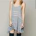 Free People Dresses | Free People Voile And Lace Trapeze Slip Dress In Rare Hazy Teal Xs | Color: Blue | Size: Xs