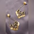 Anthropologie Jewelry | Anthropologie Chandelier Earrings | Color: Gold | Size: Os