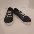 Michael Kors Shoes | Michael Kors Girls Ivy Dee-T Sneakers, Black In Size 11 Toddler | Color: Black/White | Size: 11g