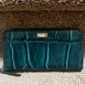 Kate Spade Bags | Kate Spade Smooth Leather Wallet Euc | Color: Green | Size: Os