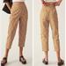 Anthropologie Pants & Jumpsuits | Anthropologie Corey Lynn Calter Cropped Pants | Color: Purple/Yellow | Size: M