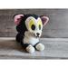 Disney Toys | Disney Figaro Black & White Kitten From Pinocchio 6" Stuffed Plush | Color: Black/White | Size: Osbb