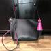 Kate Spade Bags | Kate Spade Leather Crossbody With Leather Pom Poms | Color: Black/Pink | Size: Os