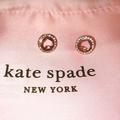 Kate Spade Jewelry | Ksny Gold Tone Spot The Spade Pav Halo Spade Studs | Color: Gold/Silver | Size: Os