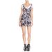 Free People Dresses | Free People Jump & Jive Floral Print Button-Down Mini Dress Size 2 | Color: Blue/Gray | Size: 2