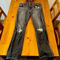 Levi's Jeans | Levi’s 511 Men’s Jeans, Men’s 32wx32l, Dark Grey Denim, Slim Fit With Holes | Color: Black/Gray | Size: 32