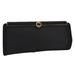 Gucci Bags | 1960's Gucci Mod Black Silk Interlocking Gg Clutch Purse | Color: Black/Gold | Size: Os