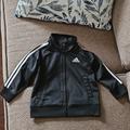 Adidas Jackets & Coats | Adidas Black Tricot Three Stripe Track Jacket | Color: Black/White | Size: 18mb