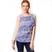 Anthropologie Tops | Anthropologie Hd In Paris Sun Garden Blouse | Color: Blue | Size: 6