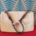 Coach Bags | Coach Pebbled Leather Shoulder Bag | Color: Brown/Cream | Size: Os