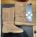 Coach Shoes | Coach Women's Tallulah Beige Suede Shearling Mid Calf Boots Size 5.5 | Color: Cream/Tan | Size: 5.5
