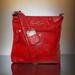 Jessica Simpson Bags | Jessica Simpson Red Belted Studded Crossbody Bag | Color: Red/Silver | Size: Os