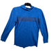 Under Armour Shirts | Men's Under Armour Long Sleeve Hooded Top Logo At Front Sz Lg/G/G Pre-Owned | Color: Black/Blue | Size: L