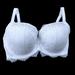 Victoria's Secret Intimates & Sleepwear | 34ddd Victoria's Secret Dream Angels Limited Edition Bride Sparkle Bra Vs | Color: White | Size: 34f (3d)