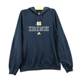 Adidas Shirts | Adidas Climawarm Men's Notre Dame Fighting Irish Pullover Hoodie Blue Small | Color: Blue | Size: S