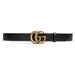 Gucci Accessories | Gucci Leather Belt With Double G Buckle | Color: Black | Size: Os