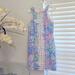 Lilly Pulitzer Dresses | Lilly Pulitzer Stretch Dress. Caribbean Multicolor, Size 6. | Color: Blue/Pink | Size: 6