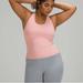 Lululemon Athletica Tops | Lululemon Cool Racerback Shorter Length *Nulu | Color: Pink | Size: 10