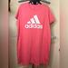 Adidas Dresses | Adidas Long T- Shirt Dress | Color: Pink | Size: Xl