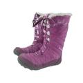 Columbia Other | Columbia Girls Purple By5950-541 Minx Iii Mid Calf Lace Up Winter Boots Size 2 | Color: Purple | Size: 2