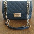 Michael Kors Bags | Michael Kors Denim Sloan Chain Shoulder Bag | Color: Blue | Size: Os