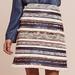 Anthropologie Skirts | Moulinette Soeurs Erine Fringe Beaded Skirt | Color: Blue/White | Size: 8