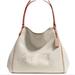 Coach Bags | Coach Edie A1520 Canvas Horse And Carriage Bag Stagecoach Bag Large Htf | Color: Cream/Tan | Size: Os