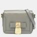 Burberry Bags | Burberry Grey Patent Leather Berkeley Crossbody Bag | Color: Gray | Size: Os