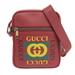 Gucci Bags | Gucci Shoulder Messenger Bag Logo Leather Red | Color: Red | Size: Os