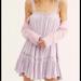 Free People Dresses | Bnwt Free People Sweet Thing Mini Babydoll Dress In Lavender Light | Color: Purple | Size: S