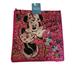 Disney Bags | Disney Minnie Mouse Pink Polka Dot Reusable Shopping Tote Bag | Color: Black/Pink | Size: Os