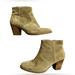 Madewell Shoes | Madewell 1937 Stacked Block Heel Suede Leather Ankle Boot Booties Tan Brown | Color: Tan | Size: 9