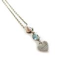 Gucci Jewelry | Auth Gucci Heart Motif Necklace #77917g17b | Color: Blue | Size: W:" X H:" X D:"