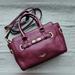 Coach Bags | Coach Mini Blake Pebbled Leather Crossbody, Burgundy | Color: Red | Size: Os