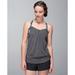 Lululemon Athletica Tops | Euc Sz 8 Lululemon Rest Less Tank Grey & Heathered Black | Color: Black/Gray | Size: 8