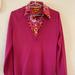 Tory Burch Sweaters | Hot Pink Tory Burch 2-Layered Sweater With Detachable Under-Shirt- Size S | Color: Orange/Pink | Size: S